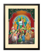 Chakkhu Daan Photo Frame(Medium)– “Celebrate the Sacred Moment of Chakkhu Daan with Our Beautifully Crafted Durga Puja Photo Frame”