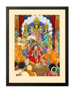 Kumari Pujo Photo Frame(Medium)– “Celebrate the Divine Innocence and Sacred Power of Maa Durga with Our Beautifully Crafted Kumari Pujo Photo Frame”