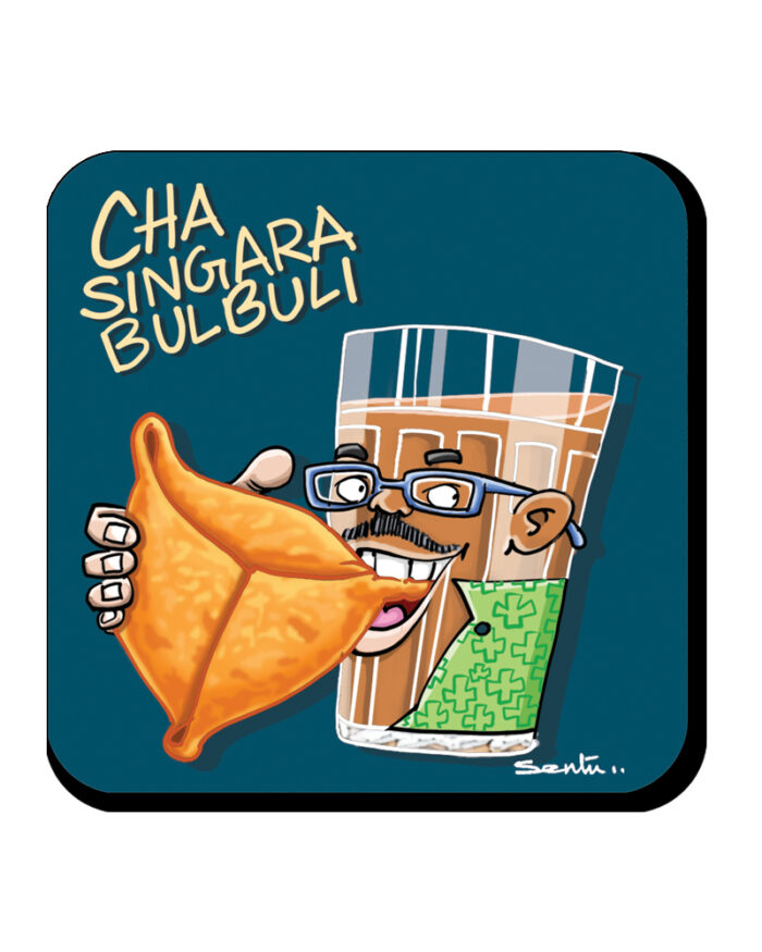 Cha Singara Bulbul Coaster - Image 1