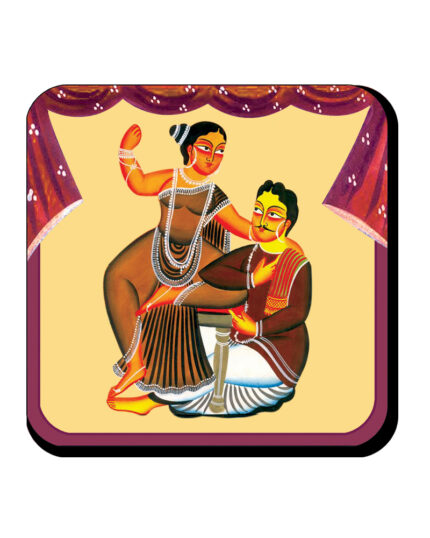 Kalighat Patachitra Chair Coaster