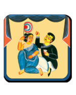Kalighat Patachitra Pakha (Coaster) – A Tribute to Bengal's Breeze of Tradition - Image 2