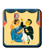 Kalighat Patachitra Pakha (Coaster) – A Tribute to Bengal's Breeze of Tradition