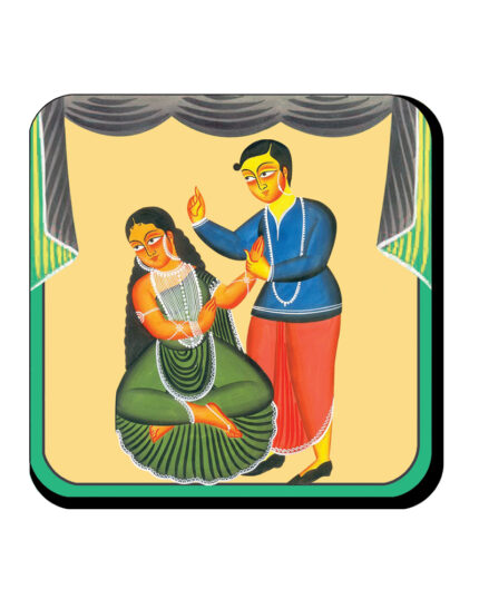 Kalighat Patachitra Sashon Coaster
