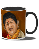 Lata Mangeshkar (Coffee Mug Inside Coloured) - Image 3
