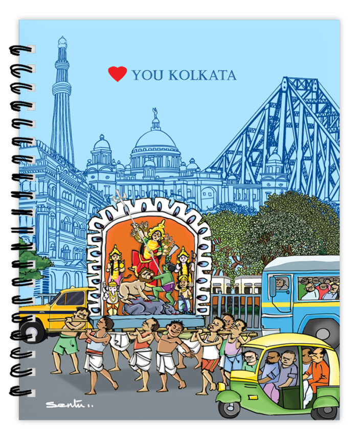 Love You Kolkata Notebook (Medium) - Image 1