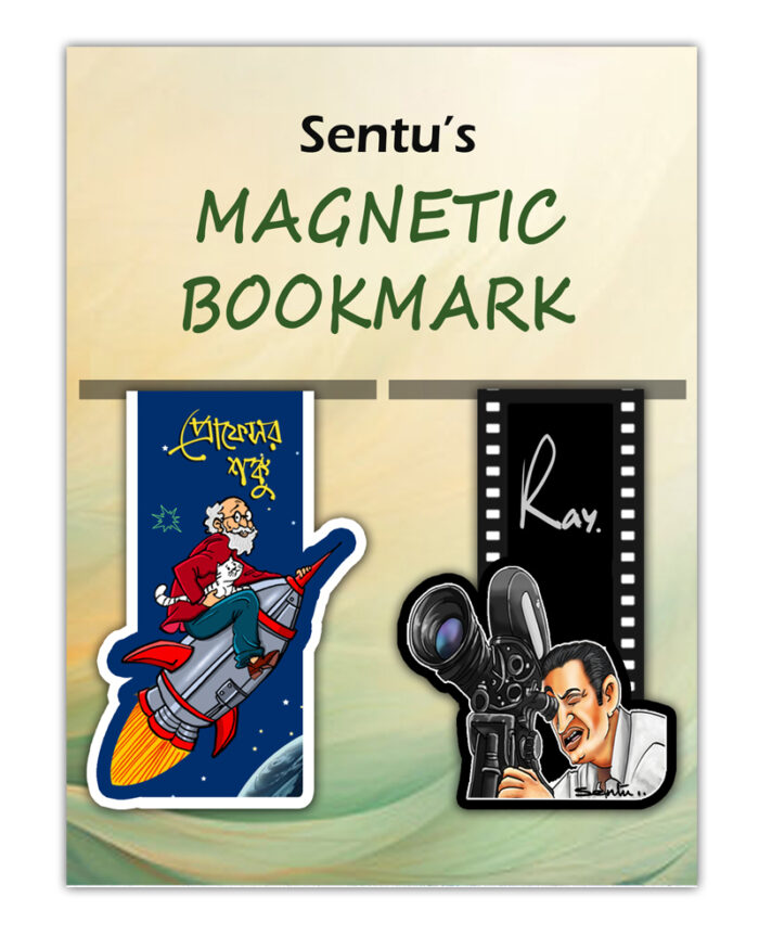 Shonku & Ray Magnetic Bookmark - Image 1
