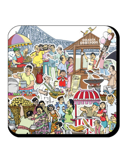Kolkata Street Food Coaster
