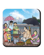 Kolkata Telebhaja Waala (Coaster)– A Tribute to Bengal's Crispiest Evening Tradition