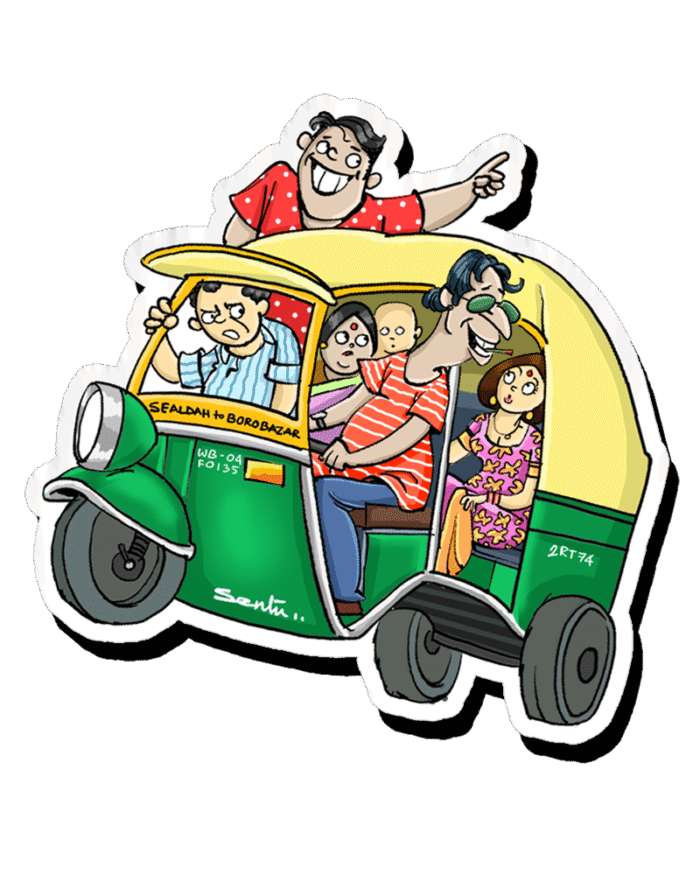 Kolkata Auto (Fridge Magnet) - Image 1