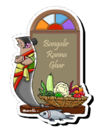 Bangalir Rannaghor (Fridge Magnet)-"A Taste of Bengal's Rich Culinary Heritage"