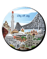 City Of Joy (Fridge Magnet)- "Celebrate the Timeless Spirit of the City of Joy"
