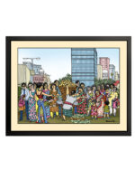 Fuchkawaala Photo Frame (Medium)- "A tribute to the man behind Kolkata's most beloved street food."