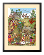 Gram Bhangla Photo Frame (Medium)- "The Timeless Soul of Rural Bengal"