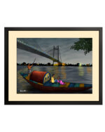 Hooghly Nouka Photo Frame (Medium)- "Sail Through the Soul of Kolkata"