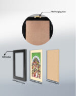 Durga Doodle Photo Frame (Medium)- "A contemporary celebration of devotion through art" - Image 3