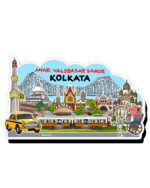 Amar Valobasar Sahor (Fridge Magnet)- "A Cityscape Filled with Love, Heritage, and Dreams"
