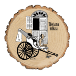 Kolkata Tana Rickshaw (Wooden Log)