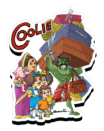 Asur Coolie (Fridge Magnet)- "A Whimsical Twist on Kolkata's Everyday Hero"