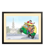 Kolkata Auto Photo Frame (Medium)- "Celebrate the everyday icon that keeps Kolkata moving."