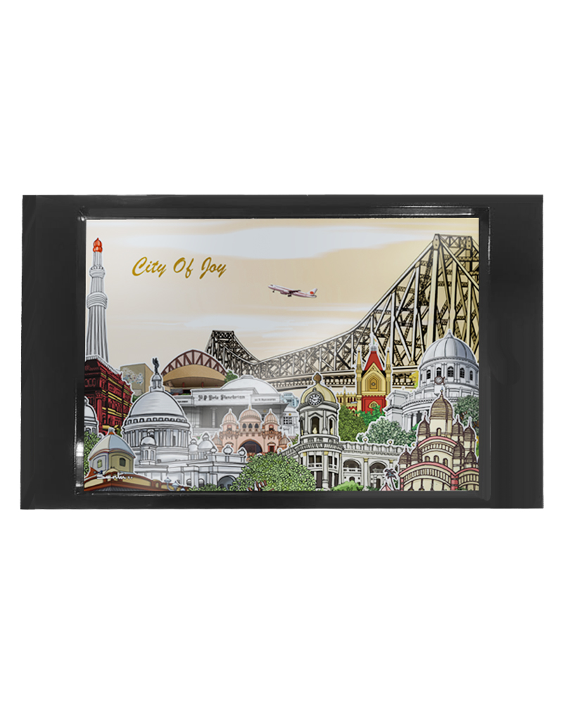city of joy A Kolkata City of Joy Tray - Image 1