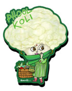 Phoolkoli (Fridge Magnet)-A Playful Tribute to Bengal's Love for Food and Wordplay