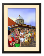 Kalighat Temple Photo Frame (Medium)- "Bring home the divine blessings of one of India's holiest Shakti Peethas."