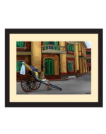 Kolkata Tana Rickshaw Photo Frame (Small)- "A tribute to one of Kolkata's most enduring and iconic symbols."