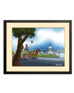 Victoria Ekkagari Photo Frame (Small)- "A Royal Ride Through Kolkata's Heritage"