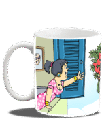 Birthday Flower Coffee Mug - Image 2