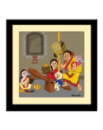 Durga Dheki Square Photo Frame 7"/7"