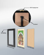 Jagannath Scooty Square Photo Frame 7"/7"- "A delightful blend of devotion, imagination, and modern-day charm" - Image 3
