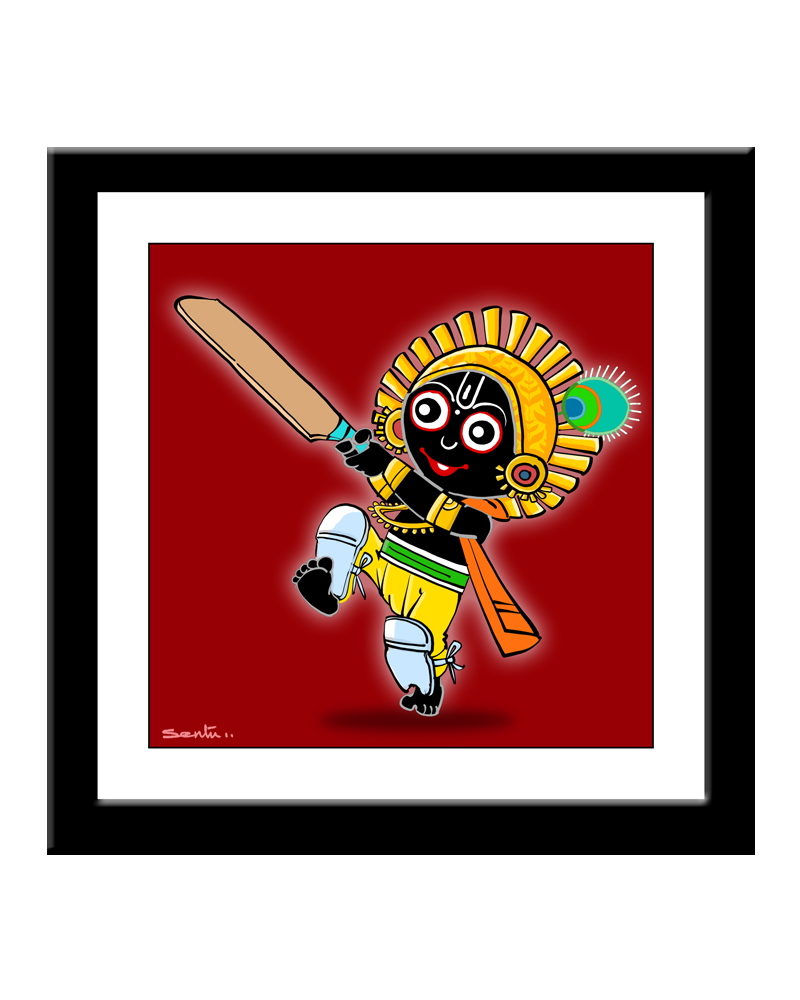 jagannath cricket Jagannath Cricket Square Photo Frame 7"/7" - Image 1