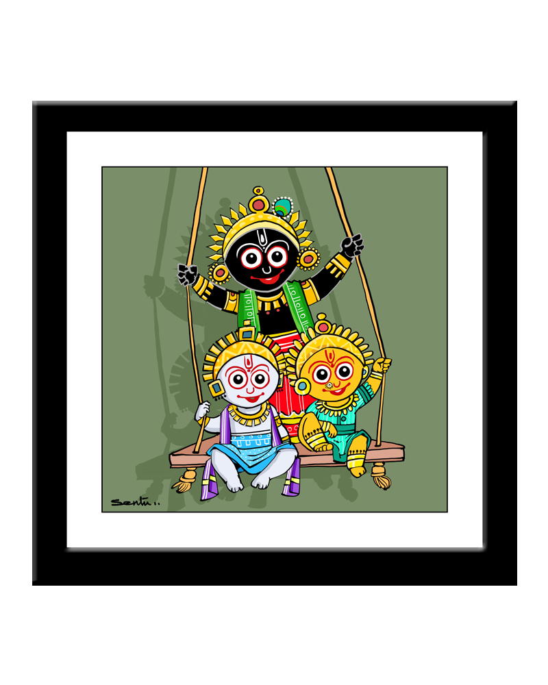 jagannath dolna Jagannath Dolna Square Photo Frame 7"/7" - Image 1