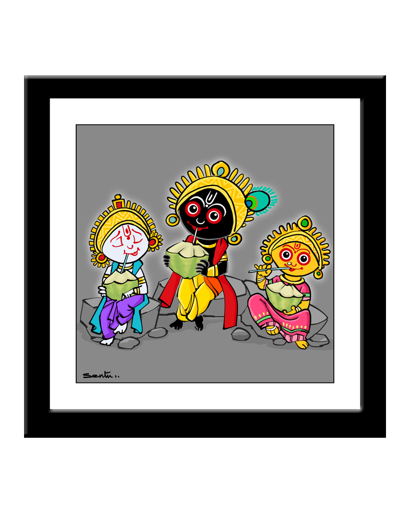 jagannath dub Jagannath Dub Square Photo Frame 7"/7" - Image 1