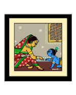 Jashoda and krishna Square Photo Frame 7"/7"