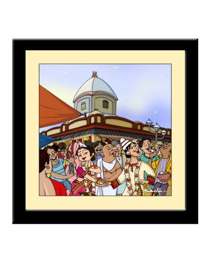 Kalighat Square Photo Frame 7"/7"