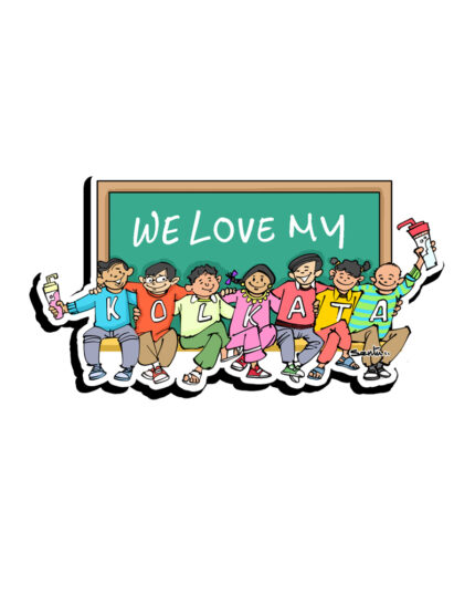 Kolkata Friends (Fridge Magnet)