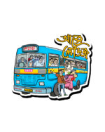 Kolkata Bus - Aastey Ladies (Fridge Magnet)