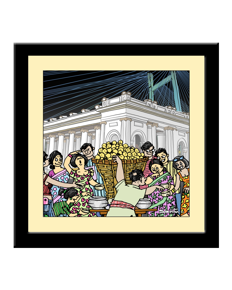 princep ghat fuchkawala Princep Ghat Fuchkawala Square Photo Frame 7"/7" - Image 1