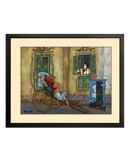 Tana Rickshaw Daka Photo Frame (Medium)