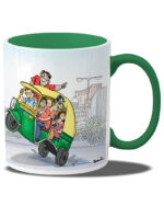 Kolkata Auto Rickshaw (Coffee Mug Inside Coloured) - Image 2