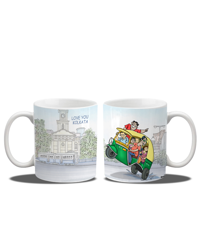 auto C Kolkata Auto Coffee Mug - Image 1