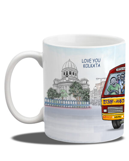 Kolkata Mini Bus Coffee Mug