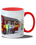 Kolkata Mini Bus (Coffee Mug Inside Coloured)