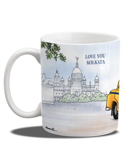 Kolkata Yellow Taxi Coffee Mug