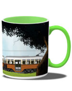 Kolkata Tram (Coffee Mug Inside Coloured) - Image 2