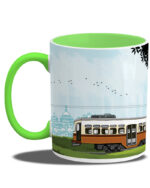 Kolkata Tram (Coffee Mug Inside Coloured)