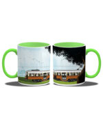 Kolkata Tram (Coffee Mug Inside Coloured) - Image 3