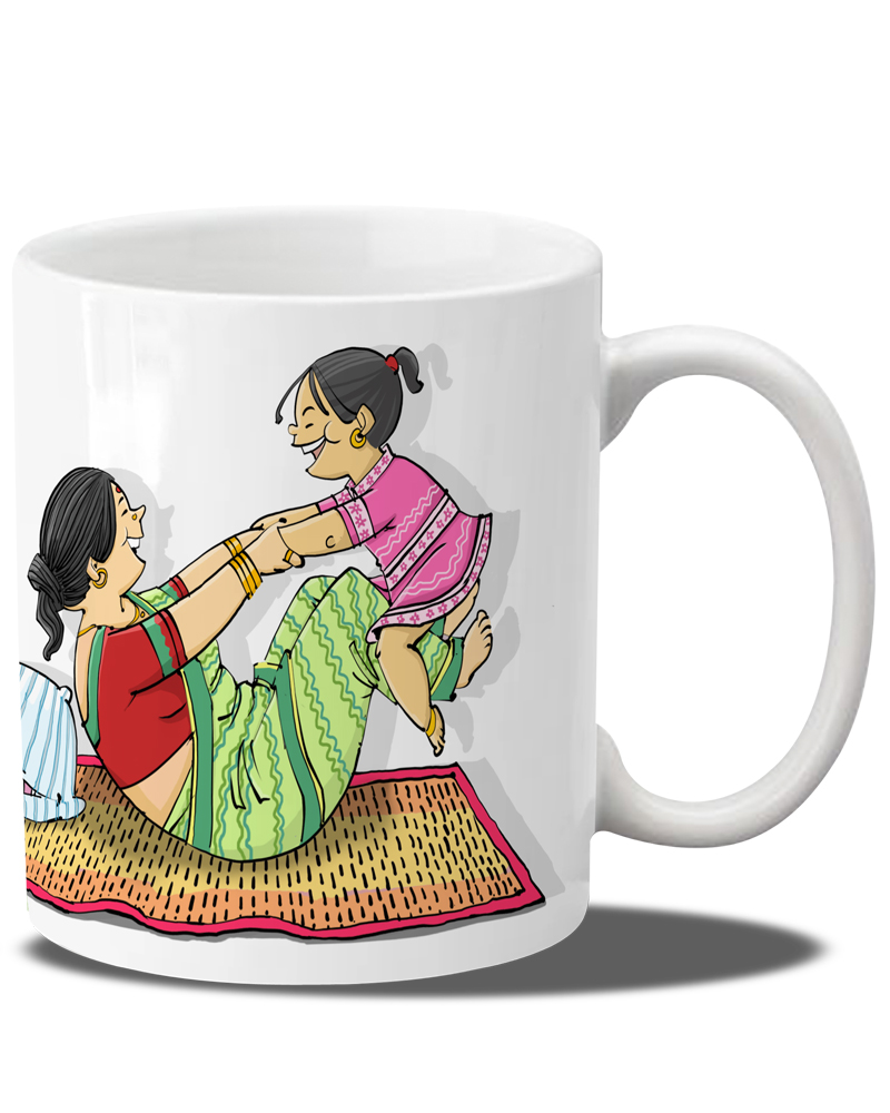 B Mother's Day(Dhai kuch kuch) Coffee Mug - Image 1