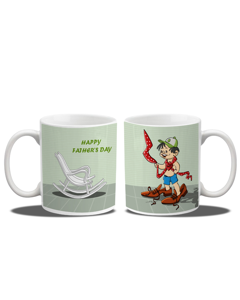 C Father's Day ( Shoes ) Coffee Mug - Image 1